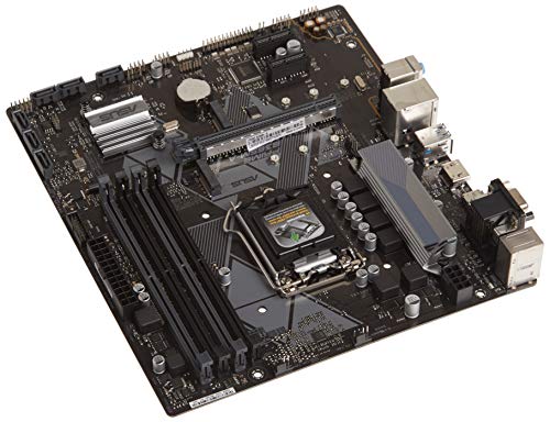 Asus Prime B365M-A LGA-1151 Support 9th/8th Gen Intel Processor with Aura Sync RGB Header, DDR4 2666MHz, M.2 Support, HDMI, SATA 6Gbps mATX Motherboard