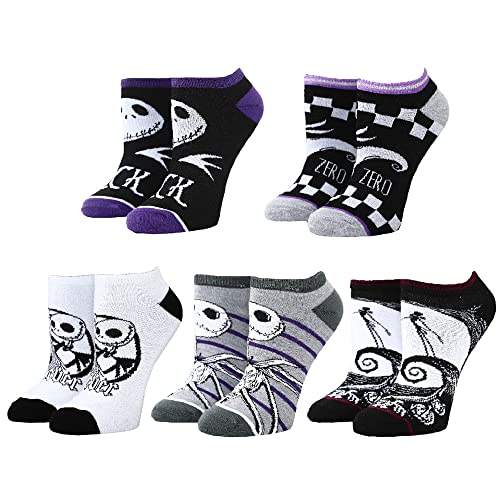 Bioworld Nightmare Before Christmas Casual Ankle Socks 5-Pack
