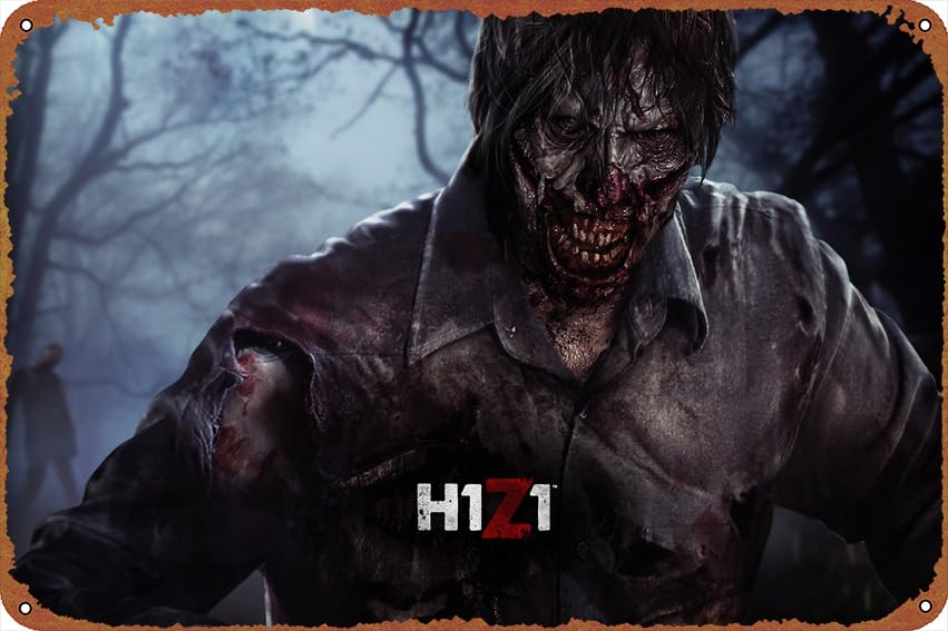 Video Game Z1 Battle Royale H1Z1 Movie Anime Poster Oil and Gas Station Logo 8 × 12 inches