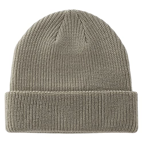 Connectyle Classic Men's Warm Winter Hats Acrylic Knit Cuff Beanie Cap Daily Beanie Hat (Celadon)