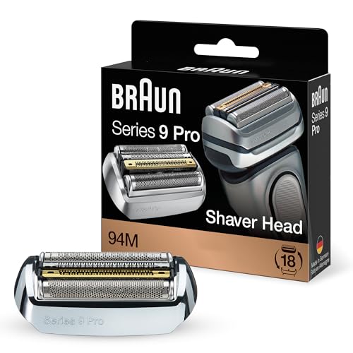 Braun Series 9 Shaver Replacement Head, Compatible with All Series 9 Electric Shavers For Men (94M), Fits 9465cc, 9477cc, 9460cc, 9419s, 9390cc, 9385cc, 9330s, 9291cc, 9296cc