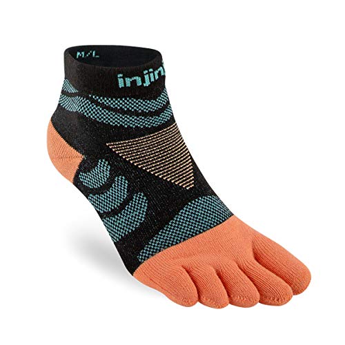 Injinji Women's Ultra Run Mini-Crew (Medium/Large, Tide)