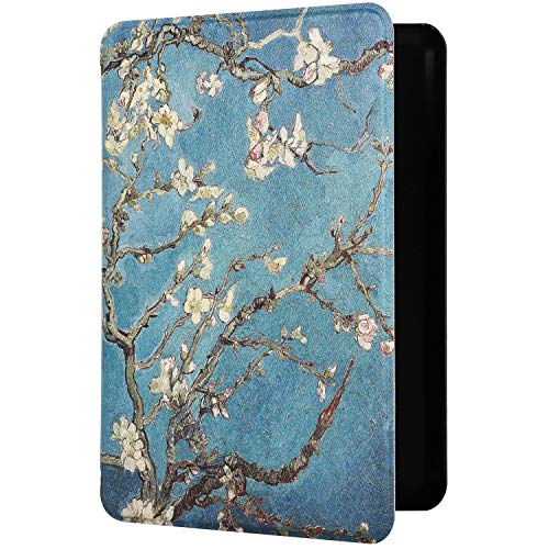 Case Amazon Kindle Paperwhite 1 2 3 PU Plastic 360° Protective Flip Automatic Wake Up or Sleep Geometric Magnetic Cover 6' (Kindle 1/2/3, 1)