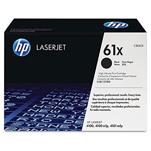 HP 61X | C8061X | Toner Cartridge | Black | High Yield - DISCONTINUED BY MANUFACTURER
