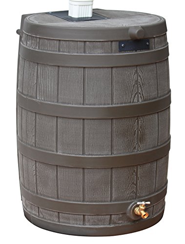 Rain Wizard 50 Gallon Rain Barrel - Oak