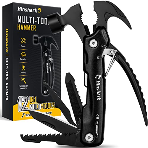 Gifts for Men, Stocking Stuffers for Men Adults, Hammer Multitool, Christmas Gifts for Men, Camping Essentials Cool Gadgets for Men, Dad, Husband, Grandpa, Him, Unique Gifts for Dad Who Wants Nothing