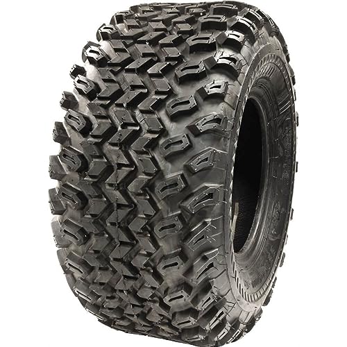Ocelot P334 22x11-10 Golf Cart Tires - All Terrain Golf Cart Tires, 4-Ply Rated Quad Tire, Utility Terrain Golf Cart Mud Tires w/ 15.5 Millimeters Tread Depth, Carts with Wheels, Golf Cart Accessories