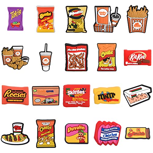 Shoe charms Food Shoes Accessories for Teens Girls Boys Kids Women Adults TRS012-Food-20PCS