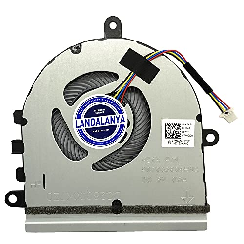 Landalanya Replacement New Laptop CPU Cooling Fan for Dell Inspiron 3533 3583 3593 3585 5593 5594 3501 3505 P75F vostro 3400 3401 3500 2021 3583 3584 Series 07MCD0 DFS531005MCOT FK39 PB7806S05HN2 Fan