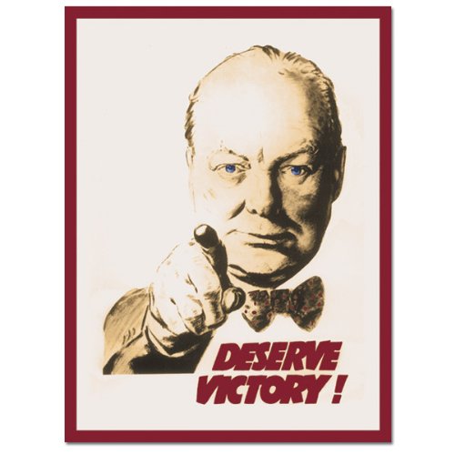 Deserve Victory Metal Sign: Industry and Andvertisements Decor Wall Accent