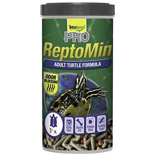 Tetra TetraFauna PRO ReptoMin Pro Sticks Adult Turtle Formula Daily Diet for Aquatic Turtles, 8.11 oz