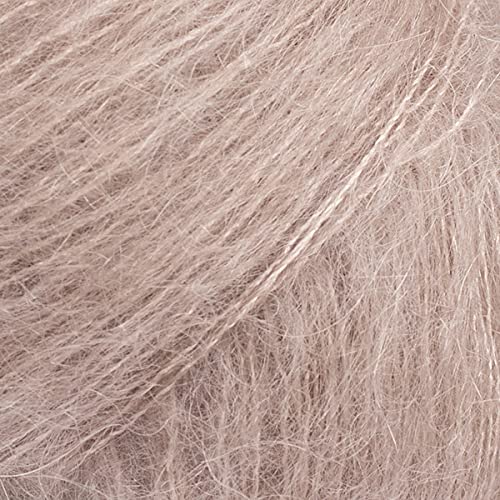 Mohair and Silk Yarn Drops Kid-Silk, 0 or Lace, 2 Ply, 0.9 oz 230 Yards per Ball (41 Powder)