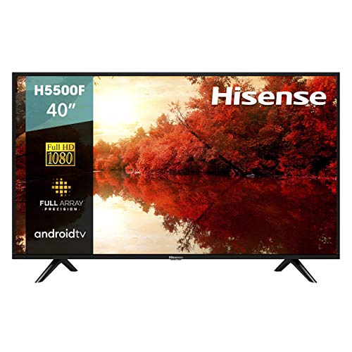 Hisense 40-Inch 40H5500F Class H55 Series Android Smart TV with Voice Remote (2020 Model)