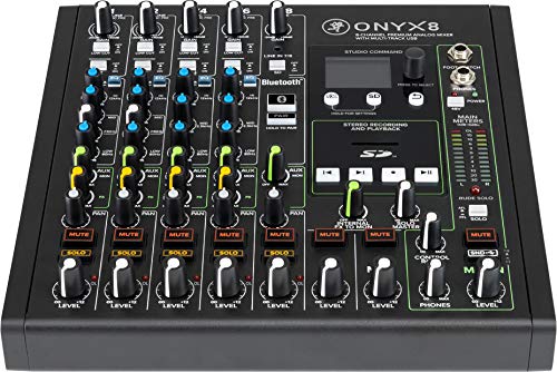 Mackie Onyx Series, 8-Channel Premium Analog Mixer with Multi-Track USB (Onyx8)