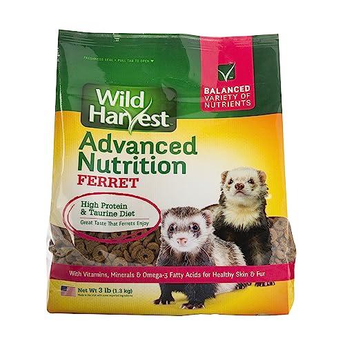 Wild Harvest Advanced Nutrition Diet For Ferrets, 3-Pound