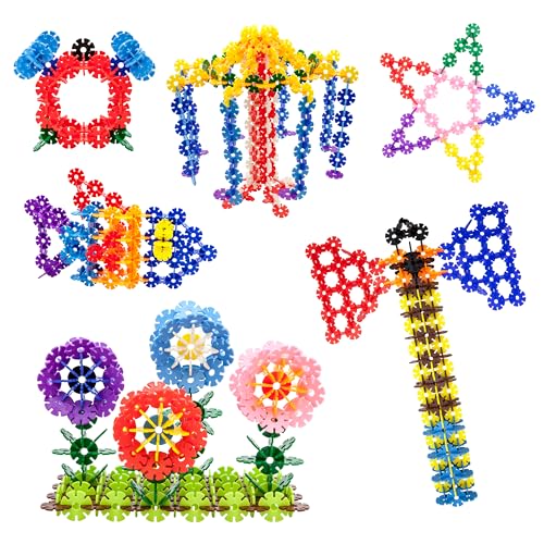 PicassoTiles Building Chips 600 Pieces Interlocking Construction Chips Creative Disc Block Toy Set STEM Learning Toys for Early Education and Child Brain Development Kids Boys Girls Age 3 and Up PTF60