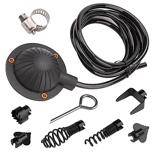 FEITON Air Foot Pedal + Cutter Head Set, Pedal Switch with 8' Hose, 16mm Steel Spring Automatic Locking Cutter Head, for Drain Cleaning Machines Replace Ridgid K-400, K-380, K-3800, K-7500, Spartan