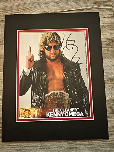 AEW ADAM KENNY OMEGA AUTOGRAPH 8X10 PHOTO
