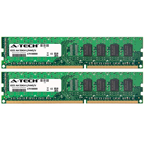 A-Tech 8GB KIT (2 x 4GB) For HP-Compaq HP Presario Desktop CQ5700F CQ5700Y CQ5704LA CQ5706LA CQ5711LA CQ5715F CQ5720F CQ5802 CQ5810 CQ5811 CQ5811LA CQ58. DIMM DDR3 NON-ECC PC3-10600 1333MHz RAM Memory