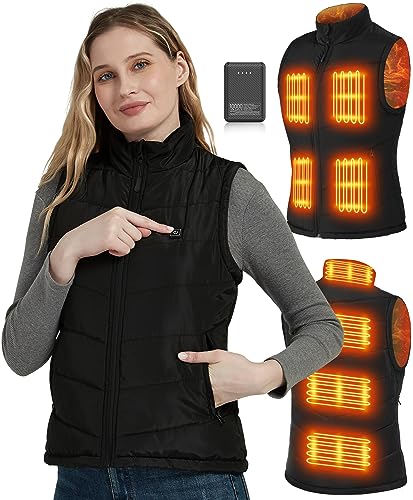FERNIDA Heated Vest for Women with Battery Pack Included Electric USB Heated Vest for Winter Outdoor Warming