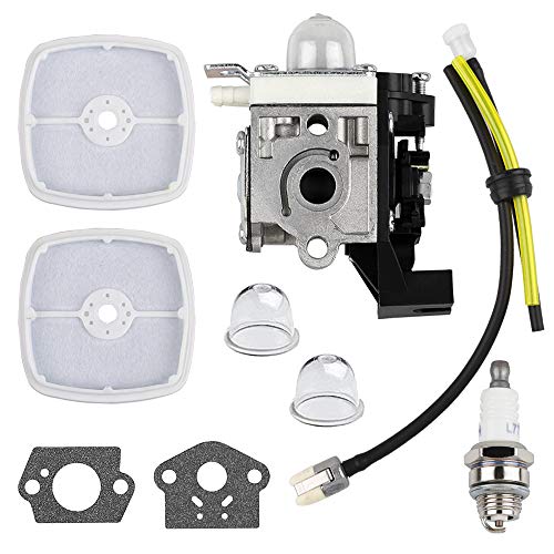 Huswell SRM225 PAS225 GT225 PE225 Carburetor Tune up kit for Echo SRM-225 PAS-225 GT-225 PE-225 A021001692 Weed-Eater String Trimmer Carburetor with Air Filter Fuel Line RB-K93 Carb