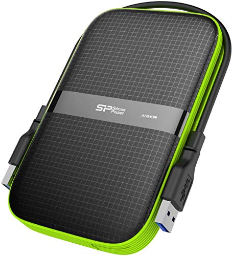 Silicon Power 5 TB USB 3.0, 2.5' External Hard Drive Armor A60 - Shockproof (3-Meter Freefall Test) and Waterproof (IPX4) for PC/Mac, Xbox One, Xbox 360. PS4, PS4 Pro