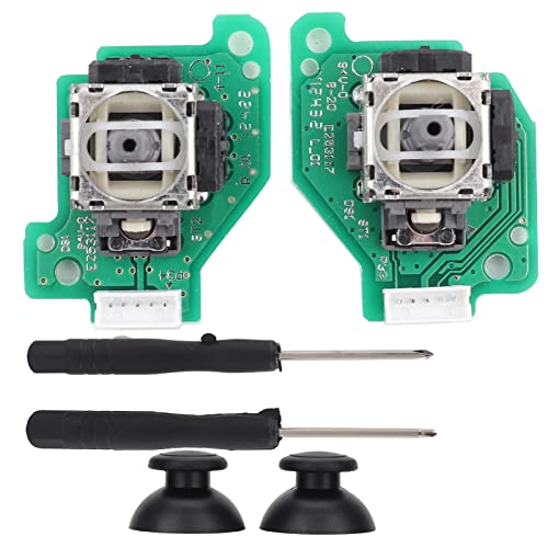 Thumb Game Joystick, Replacement 3D Analog Joystick Sensor Module Potentiometer Thumb Sticks Set for WII U