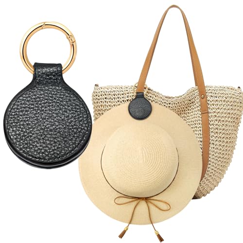 Niveaya Hat Clip for Travel - Women's Travel Accessory, Multifunctional Magnetic Hat Clip for Hanging Sunglasses, Car Keys.（Black）