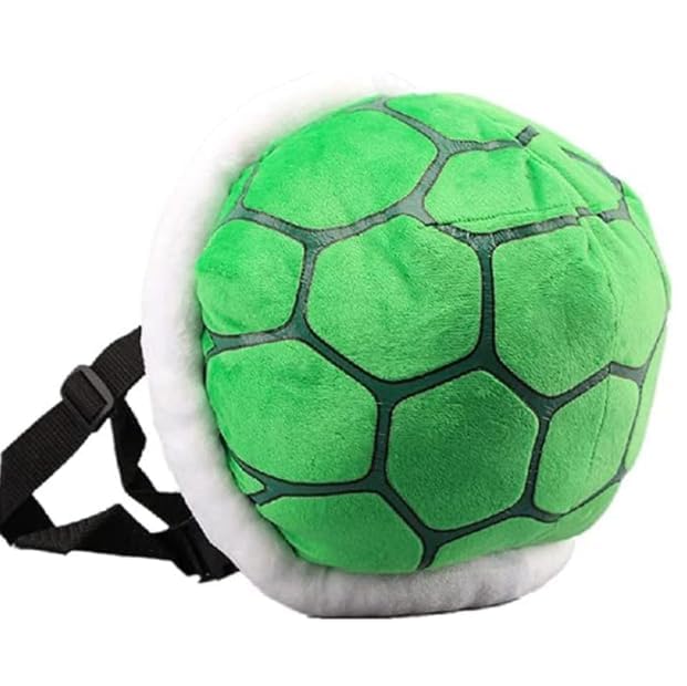 ZHYPFF Turtle Backpack Turtle Shell Backpack Cosplay Clothing Accessories Props Soft Plush Cartoon Toy 11.4 inches (Green)