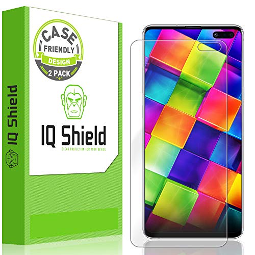 IQShield Screen Protector Compatible with Galaxy S10 5G 6.7 inch (2-Pack)(Case Friendly) Anti-Bubble Clear TPU Film (NOT Compatible with 6.1 inch S10 and 6.4 inch S10 Plus)