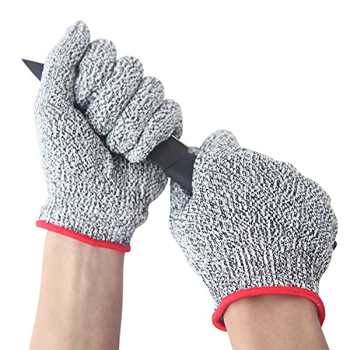 Cut Resistant Gloves, Working Gloves with Level 5 Protection, Medium Size