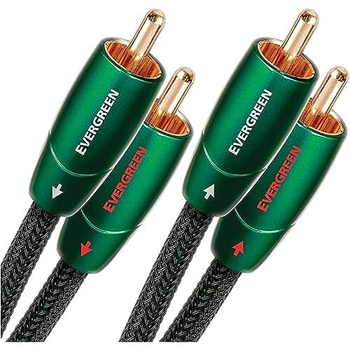 AudioQuest Evergreen 1m 3.28 feet RCA to RCA 1m 3'4'
