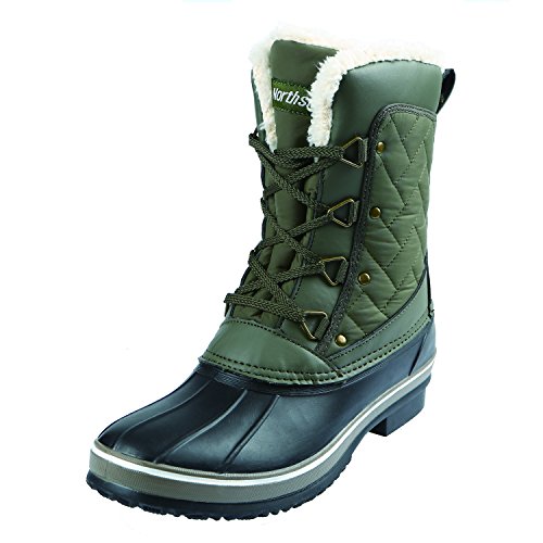 Northside Women's Modesto Snow Boot, Olive, 8