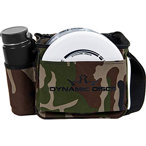 DYNAMIC DISCS Cadet Disc Golf Bag | Introductory Disc Golf Bag | Great for Beginners and Casual Disc Golf Rounds | Lightweight and Durable Frisbee Golf Bag | 8-9 Disc Capacity… (Woodland Camouflage)