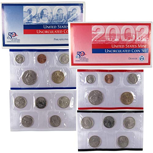 2002 Uncirculated Coin Set U.S Mint Government Packaging OGP COA
