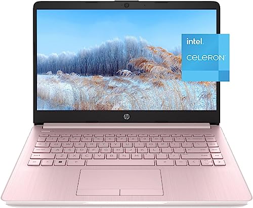 HP Stream 14inch HD(1366x768) Display, Intel Celeron N4000 Dual-Core Processor, 4GB SA RAM, 64GB eMMC, HDMI, WiFi, Webcam, Bluetooth, Win11 S, Royal Pink (Renewed)