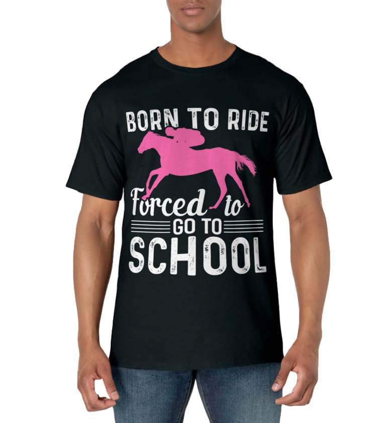 Horseback Riding Girl Funny Horse Girl T-Shirt
