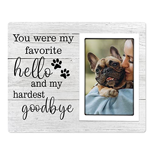 SteadStyle Dog Memorial Gifts for Loss of Dog, Pet Memorial Gifts, Sympathy Gifts for Loss of Dog, Pet Remembrance Gift, Dog Picture Frame, Pet Loss Gifts 4x6 in Photo