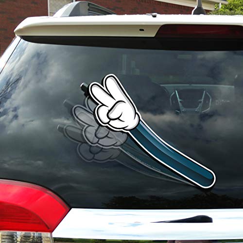 White Glove Peace Arm WiperTags for Rear Wipers