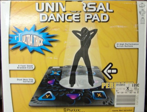 UNIVERSAL PSYCLONE ESSENTIALS PSE11 DANCE PAD FOR PS2 XBOX GAMECUBE