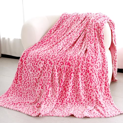 Warm Blanket Pink Soft Lightweight Blanket Soft Throw Blankets for Bed