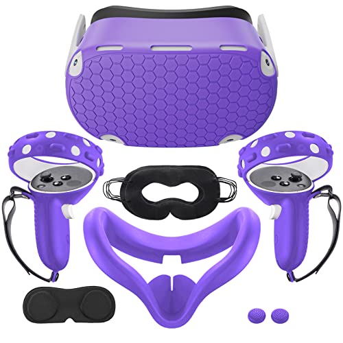Silicone Cover Accessories丨Headset Silicone Face Cover丨Shell Cover丨Touch Controller Grip Cover丨Protective Lens Cover丨Disposable Eye Cover