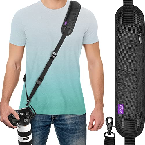 Altura Photo Camera Neck Strap w. Quick Release & Safety Tether For Photographers - Adjustable DSLR Camera Strap for Sony, Nikon & Canon - Safe & Secure Camera Strap