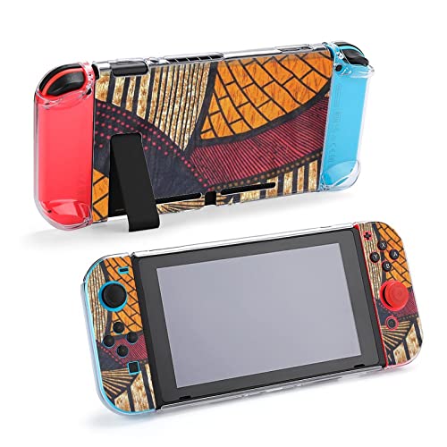 Hot And Warm African Wax Print Protective Case Cover for Nintendo Switch Shock-Absorption Anti-Scratch Design