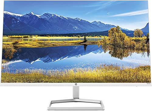 HP 27' Monitor FHD IPS LED Backlit with Audio White Color, Display Features: On-Screen Controls; AMD FreeSync; Low Blue Light Mode; Dual Speakers (2W per Channel). M27fwa