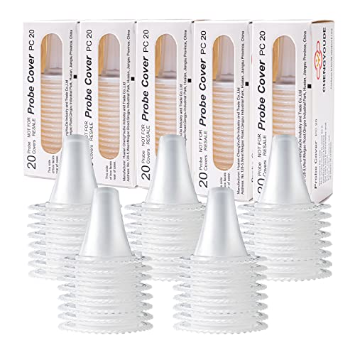 100X Ear Thermometer Probe Covers, Lens Filters, Refill Covers for All Braun themometer Models BPA Free Digital Disposable Covers