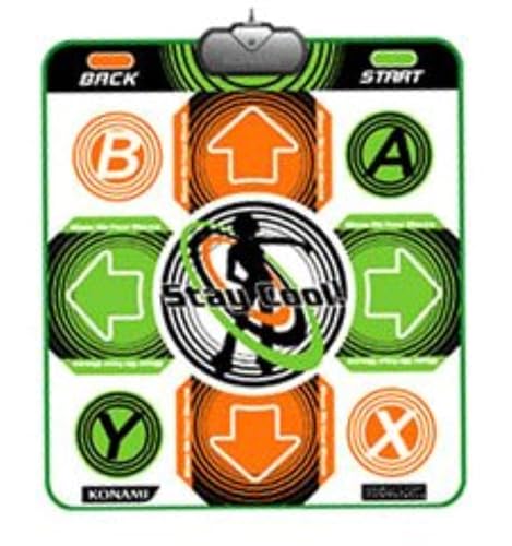 OSTENT Non-Slip Dance Revolution DDR Dancing Pad Mat Compatible for Microsoft Xbox 360 Game