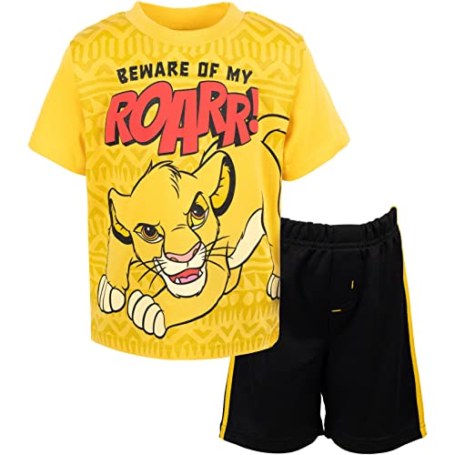 Disney Lion King Simba Little Boys T-Shirt and MeshShorts Outfit Set 6