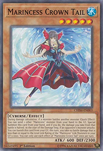 Yu-Gi-Oh! - Marincess Crown Tail - CHIM-EN003 - Common - 1st Edition - Chaos Impact