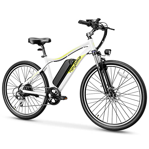 Heybike Race Max Electric Bike for Adults with 500W Motor, 22mph Max Speed, 600WH Removable Battery Ebike, 27.5' Electric Mountain Bike with 7-Speed and Front Suspension